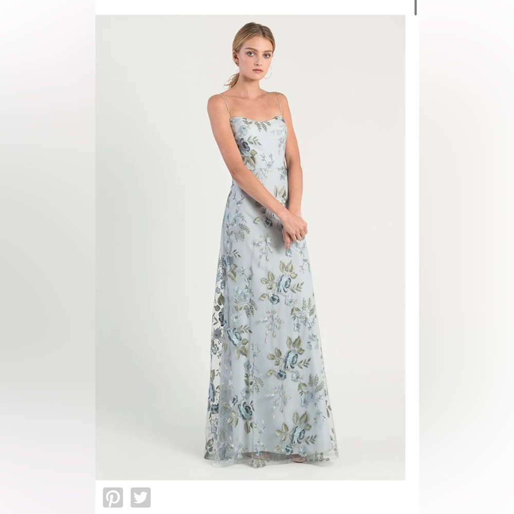 Jenny Yoo - EF serenity blue - bridesmaid dress - in the cut Julianna